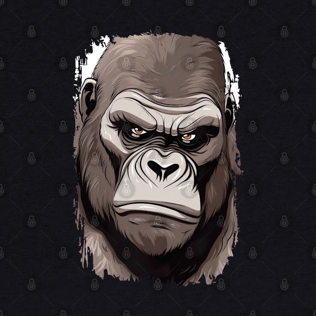 Alpha Animal Powerful Gorilla - Anime Shirt by KAIGAME Art